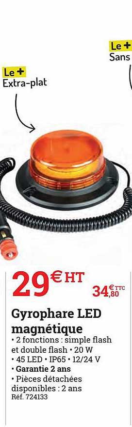 gyrophare led magnétique