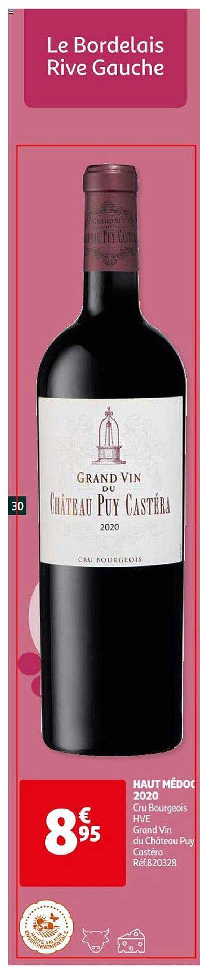 haut médoc 2020 cru bourgeois hve grand vin du château puy castéra