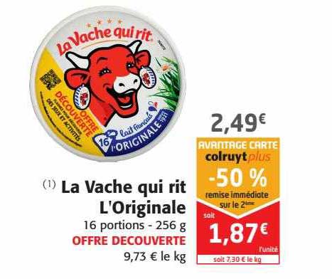 la vache qui rit l'originale