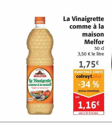 la vinaigrette comme à la maison melfor