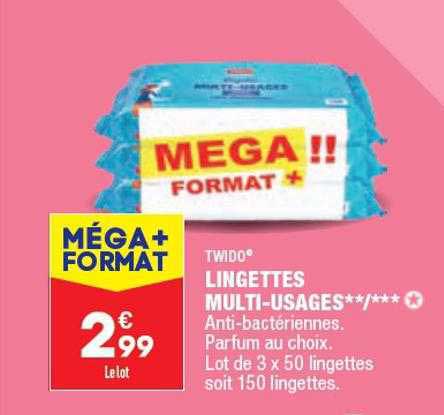 lingettes multi-usages twido