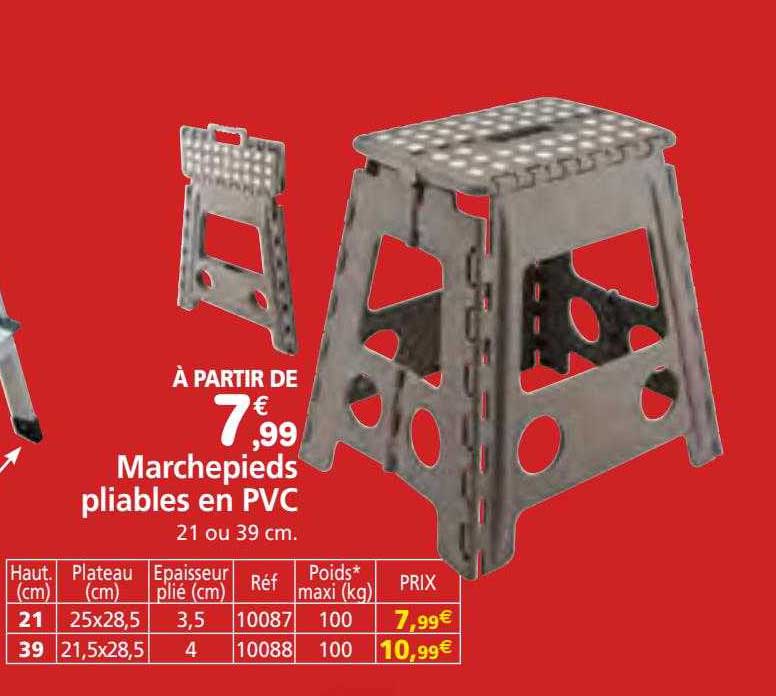 Marchepieds Pliables En Pvc