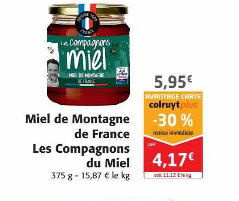 miel de montagne de france les compagnons du miel