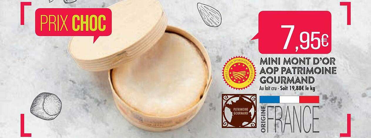 Mini Mont D'or Aop Patrimoine Gourmand