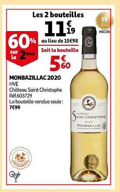 monbazillac 2020 hve château saint christophe
