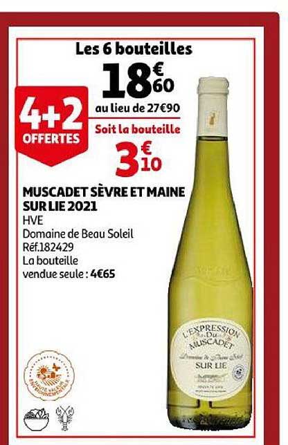 muscadet sèvre et maine sur lie 2021