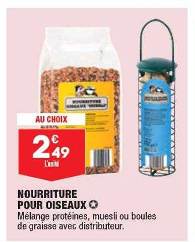 nourriture pour oiseaux