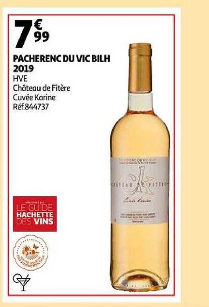 pacherenc du vic bilh 2019 hve château de fitère cuvée karine