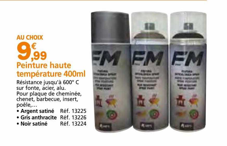 peinture haute température 400ml