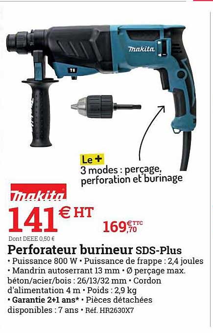 Perforateur Burineur Sds-plus Makita