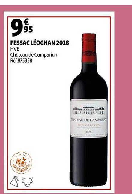 pessac léognan 2018 hve château de comparian