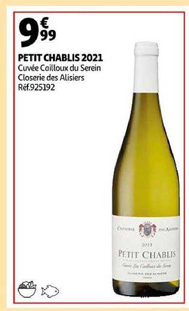 petit chablis 2021 cuvée cailloux du serein closerie des alisiers