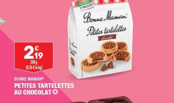 petites tartelettes au chocolat bonne maman