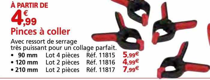 pinces à coller