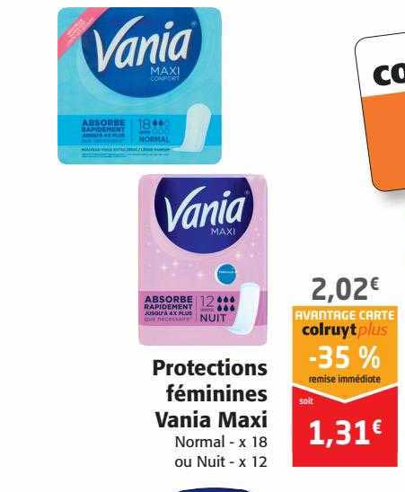 protections féminines vania maxi