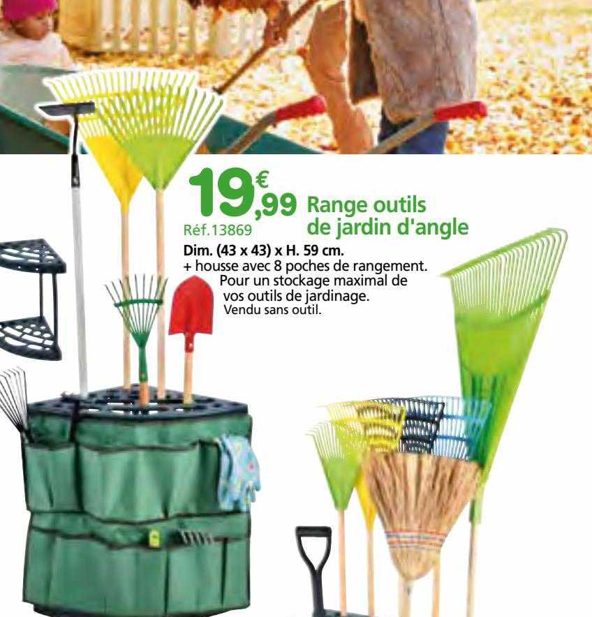 Range Outils De Jardin D'angle
