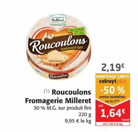 Roucoulons Fromagerie Milleret