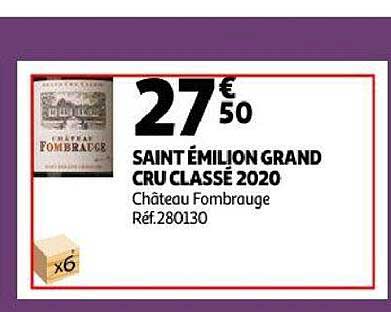 saint émilion grand cru classé 2020 château fombrauge