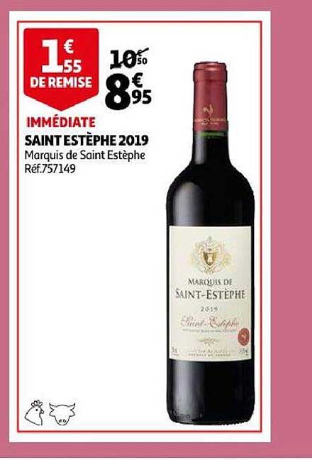 saint estèphe 2019 marquis de saint estèphe