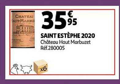saint estèphe 2020 château haut marbuzet