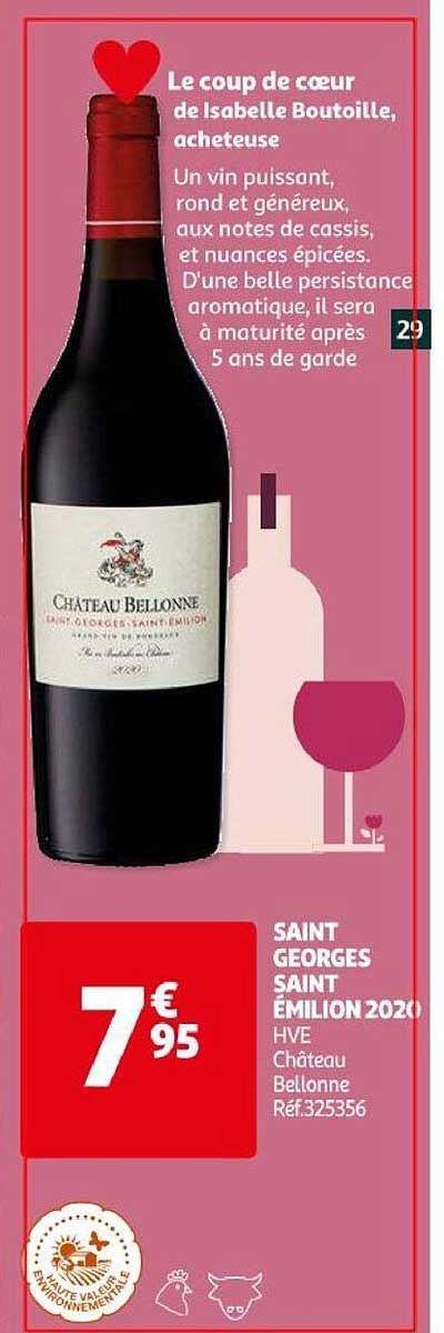 saint geroges saint émilion 2020 hve château bellonne