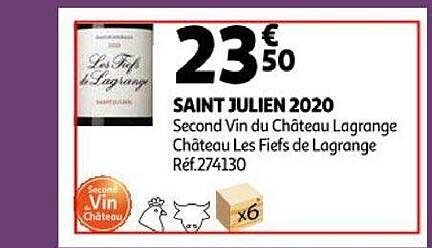 saint julien 2020 second vin du château lagrange château les fiefs de lagrange