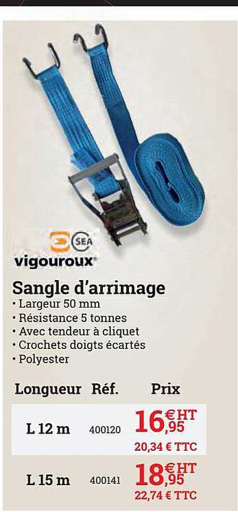 sangle d'arrimage vigouroux