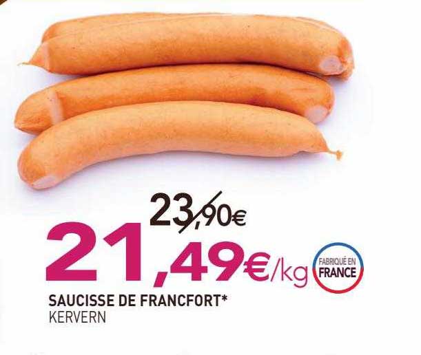 saucisse de francfort kervern