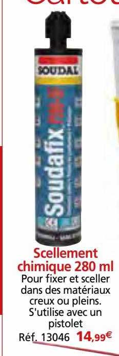 scellement chimique 280ml
