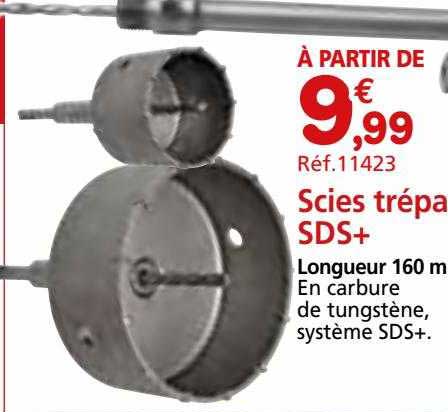 scies trépan sds+