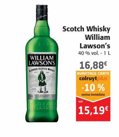 scotch whisky william lawson's