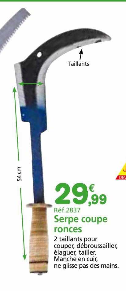 serpe coupe ronces