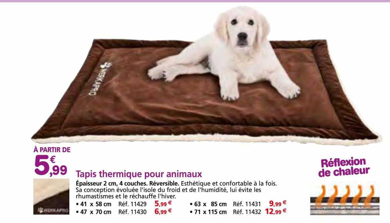 Tapis Thermique Pour Animaux