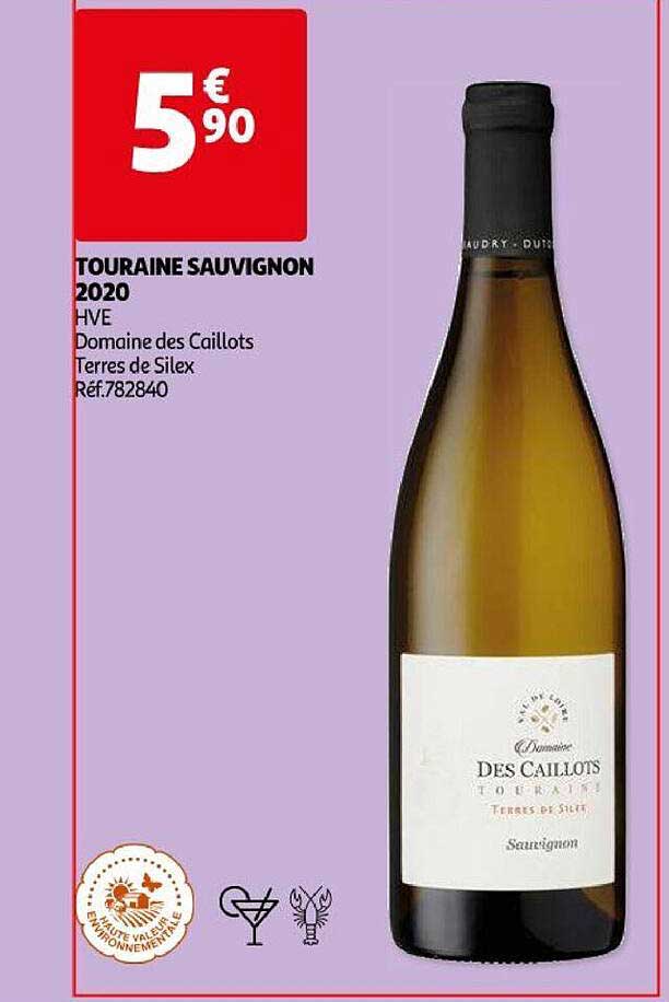 touraine sauvignon 2020 hve domaine des caillots terres de silex