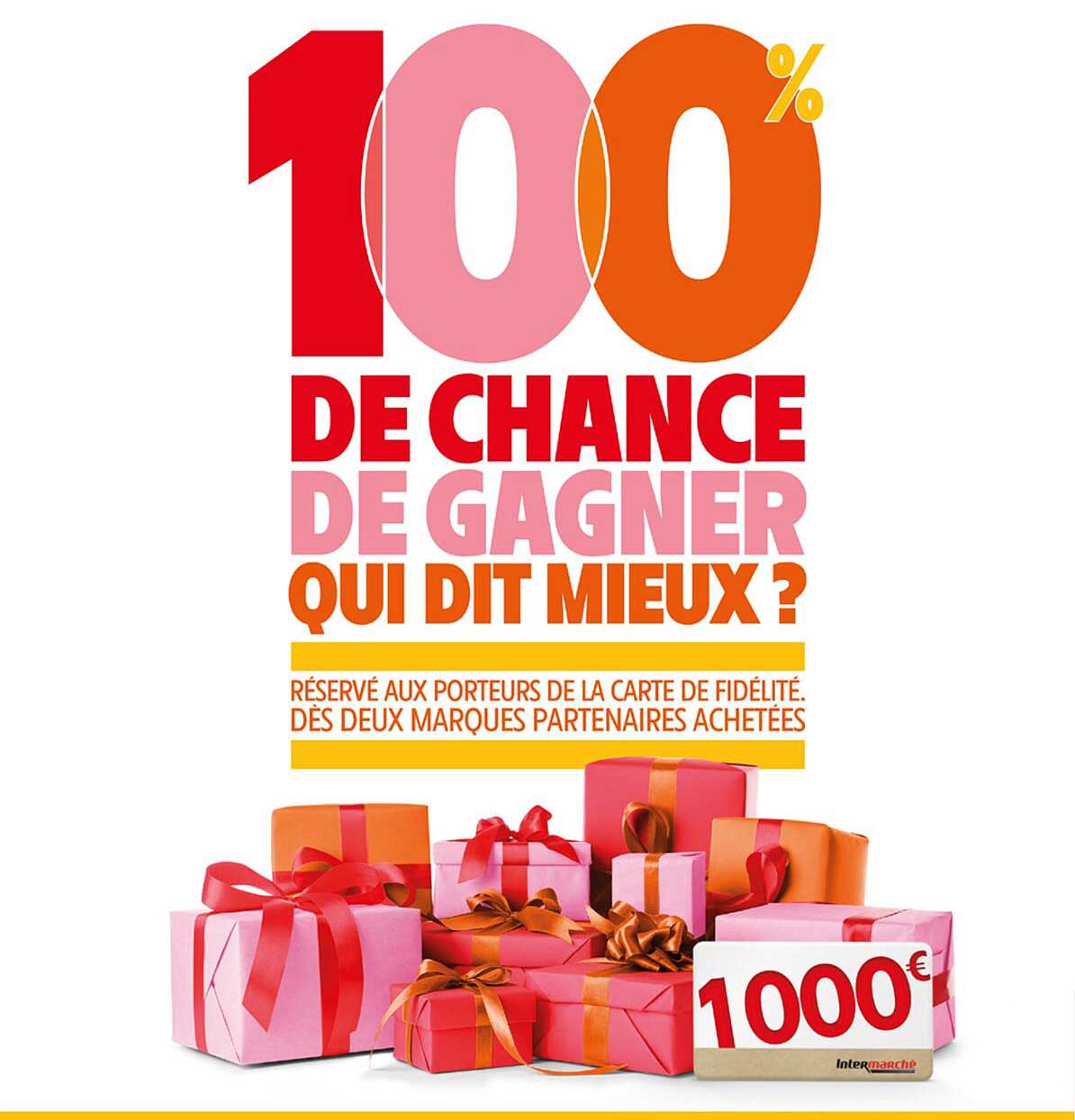 100% de chance de gagner qui dit mieux?