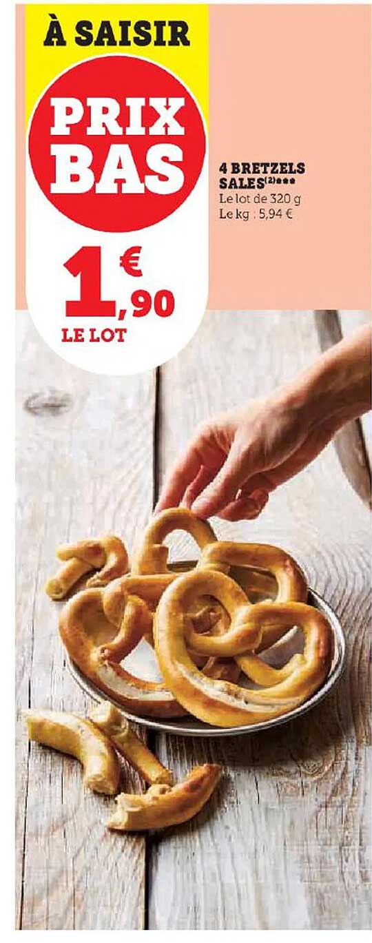 4 Bretzels Salés