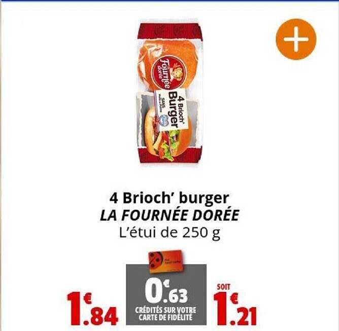 4 brioch' burger la fournée dorée