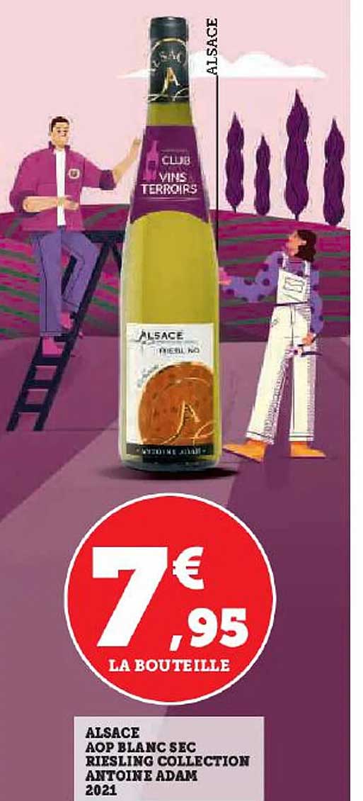 alsace aop blanc sec riesling collection antoine adam
