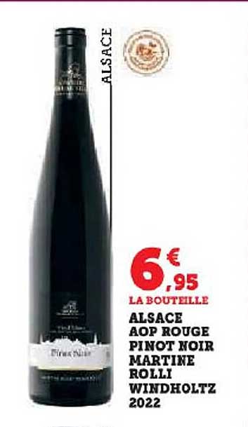 alsace aop rogue pinot noir martine rolli windholtz 2022