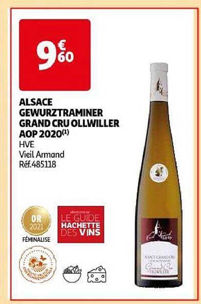 alsace gewurztraminer grand cru ollwiller aop 2020 hve vieille armand