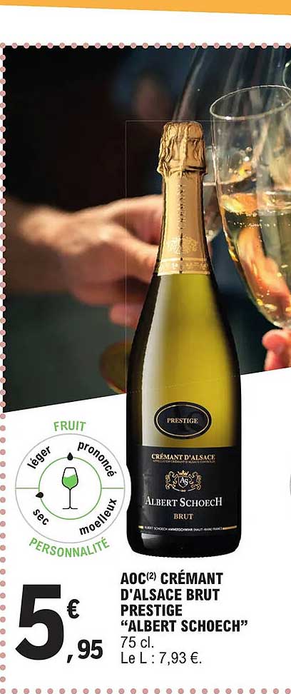aoc crémant d'alsace brut prestige "albert schoech"