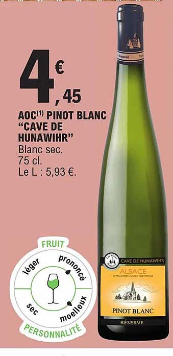 aoc pinot blanc "cave de hunawihr"