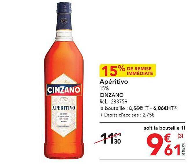 Apéritivo Cinzano