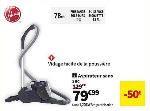 Aspirateur Sans Sac Hoover