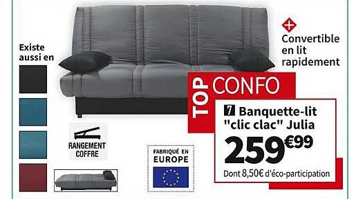 banquette-lit "clic clac" julia