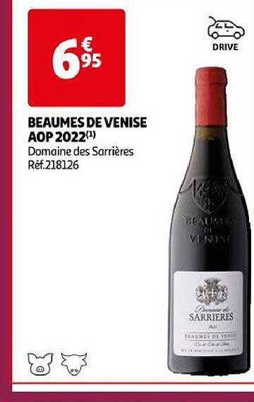 beaumes de venise aop 2022 domaine des sarrières