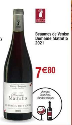 beaumes de venise domaine mathiflo 2021