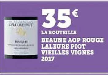 beaune aop rouge laleure piot vieilles vignes 2017