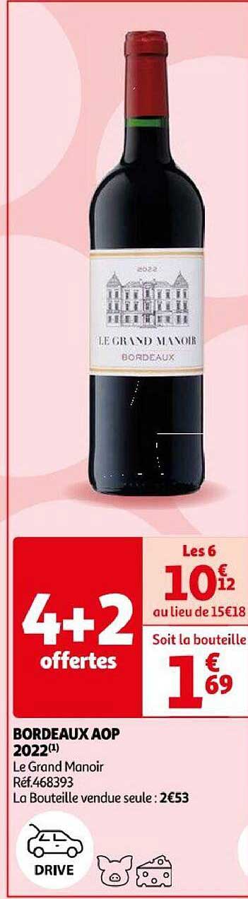 bordeaux aop 2022 le grand manoir
