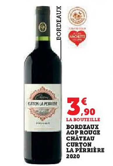 bordeaux aop rouge château curton la pérrière 2020